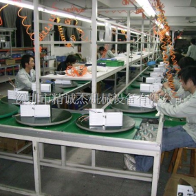 来福轮环形组装线（组装电源变压器）