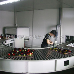 转弯链板输送机