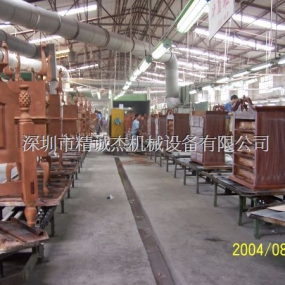 X458地盘输送线，水帘柜