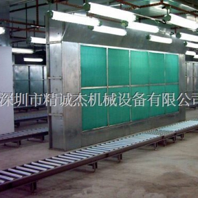 无动力滚筒与干式喷柜